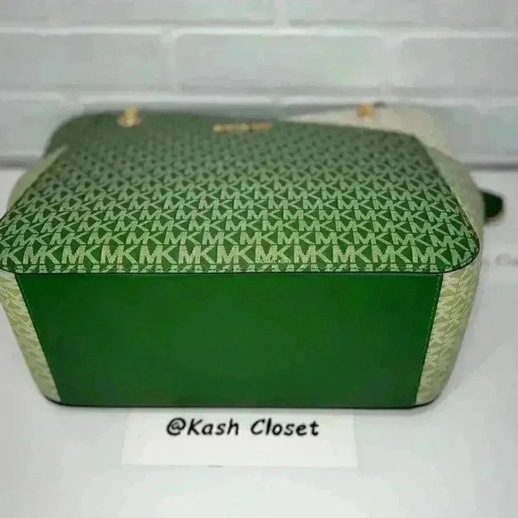 Michael Kors Shoulder Bag xchain Large Purse MK Signature Tote Fern Green - Picture 7 of 12